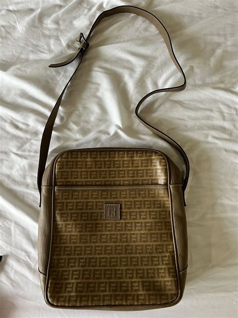 fendi pochette bag vintage|authentic vintage fendi crossbody bag.